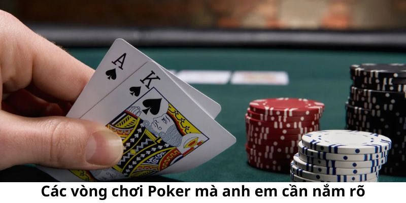 Những vòng cược chơi Poker mà bạn cần nắm rõ khi chơi